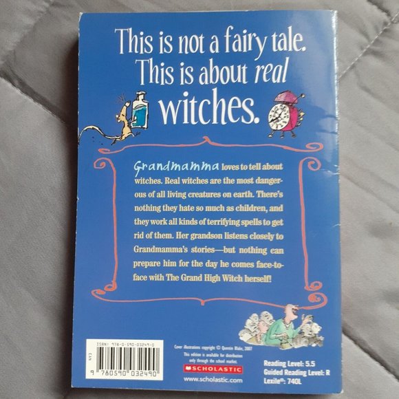 The Witches By Roald Dahl 1997 Scholastic First Printing - Picture 2 of 11